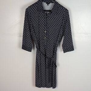 Talbots Belted Shirt Dress